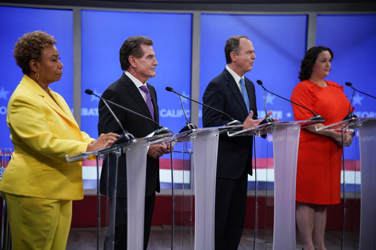 California senate candidates debate