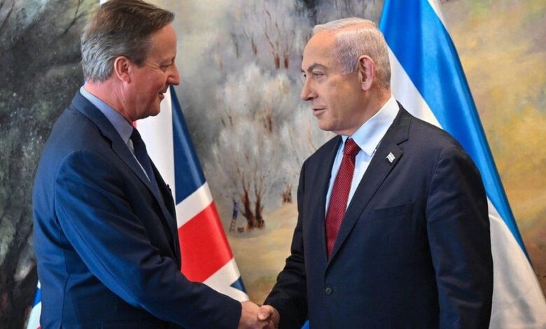 Netanyahu cameron david benjamin jerusalem protect israeli tells sovereignty only can gpo flash90 gershom amos ben norman dodgy finkelstein friends