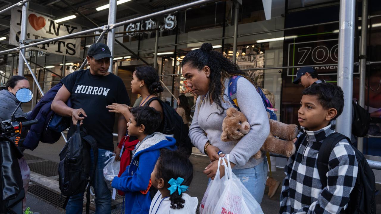 Adams albany migrant crisis