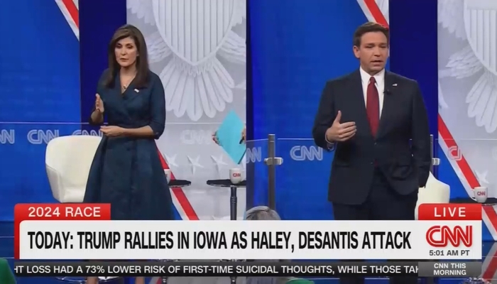 Desantis haley cnn town hall