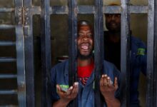 South africa miners riot