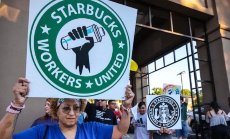 Starbucks union workers boycott