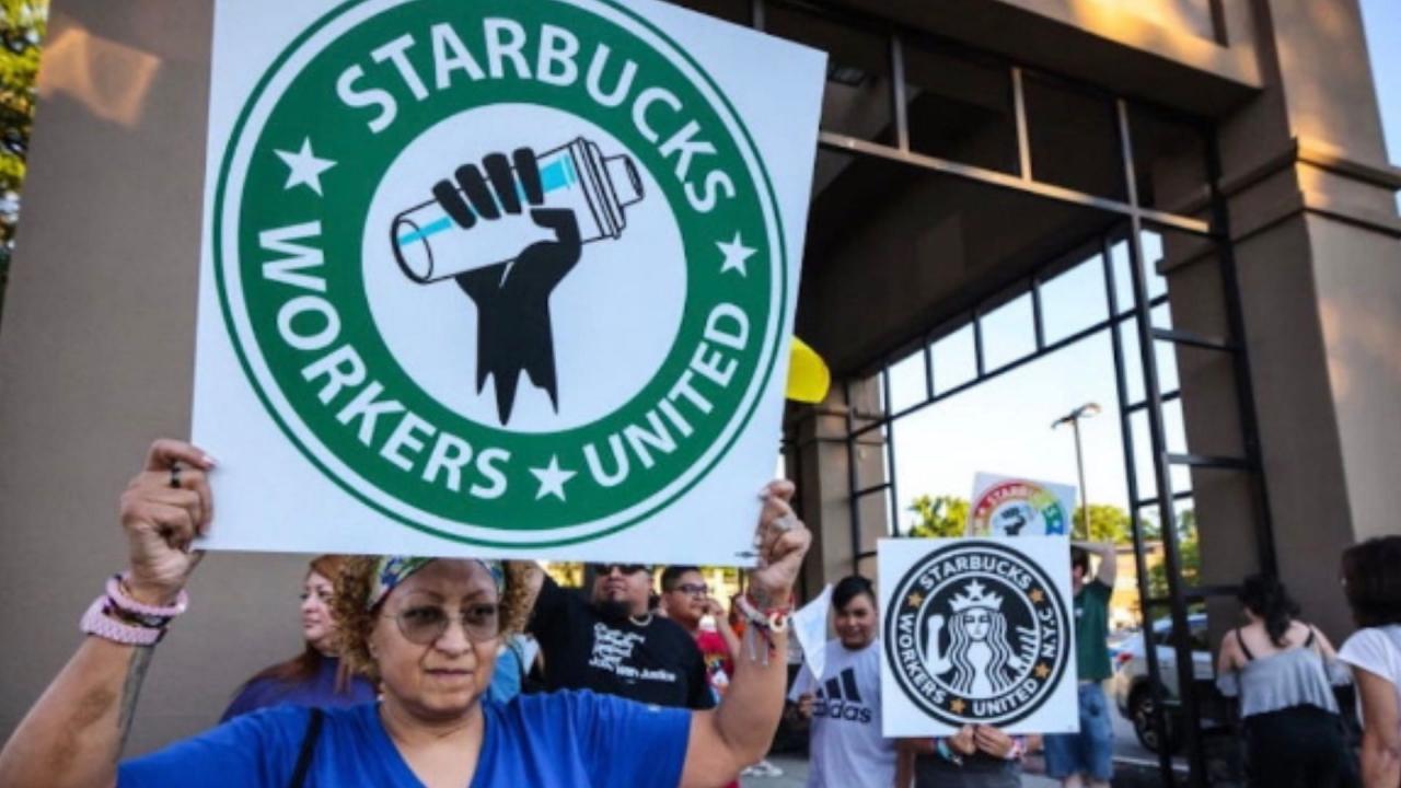 Starbucks union workers boycott