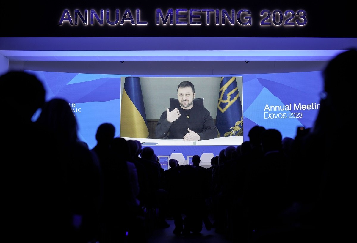 Zelensky trump divide davos