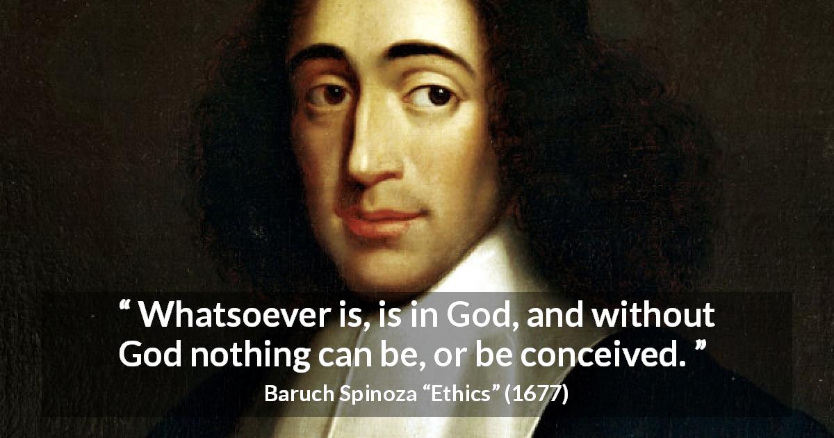 Baruch spinoza free thought