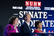 California senate candidates debate