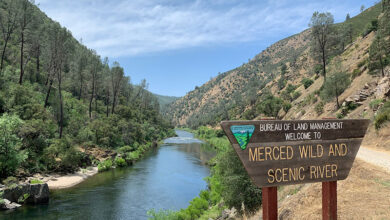 California merced river dry