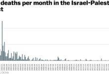 Gaza death toll israel war