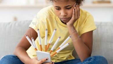 Children nicotine zyn social media