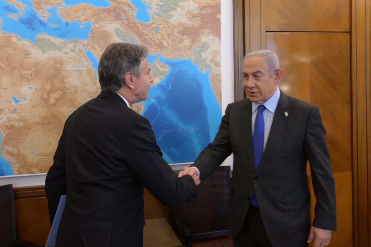 Blinken netanyahu gaza negotiations