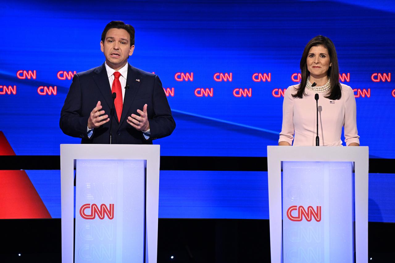 Desantis haley cnn town hall