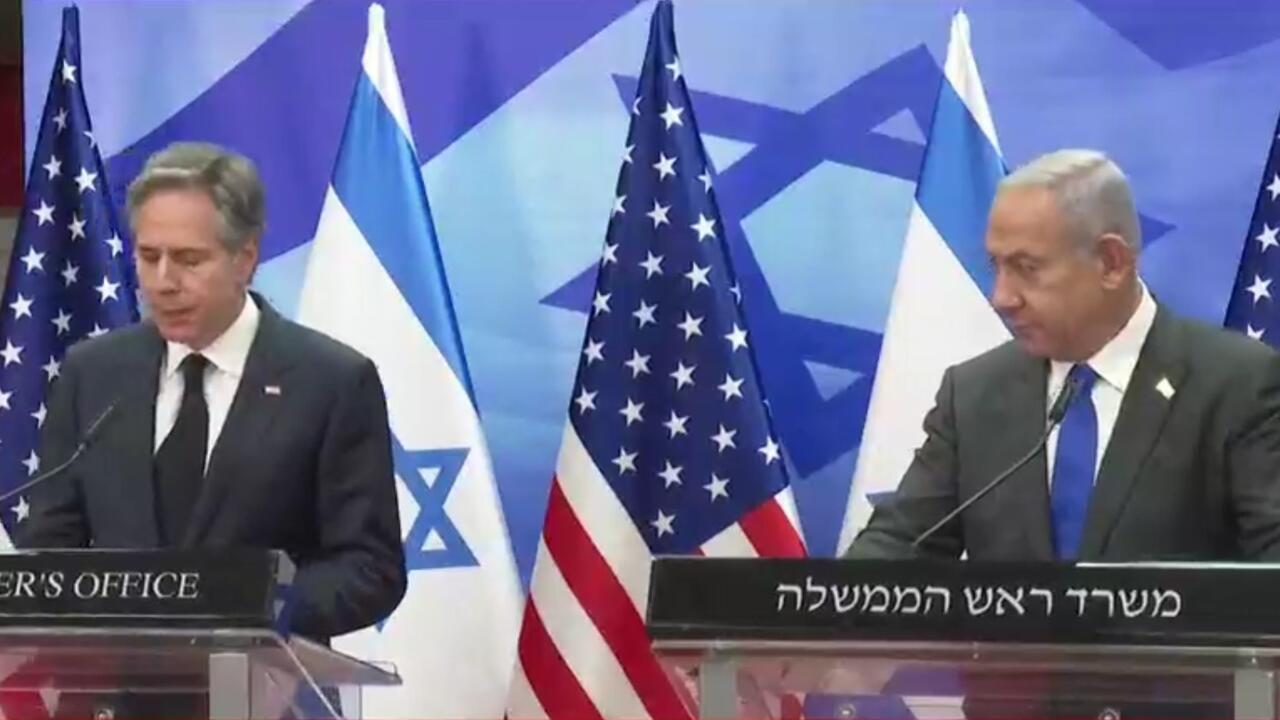 Blinken netanyahu gaza negotiations