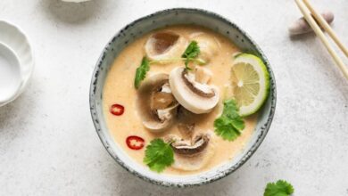 Our five star thai inspired chicken meatball soup with over 14000 reviews