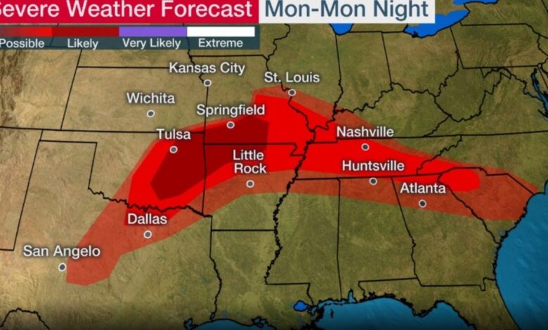 Weather tornado storms midwest