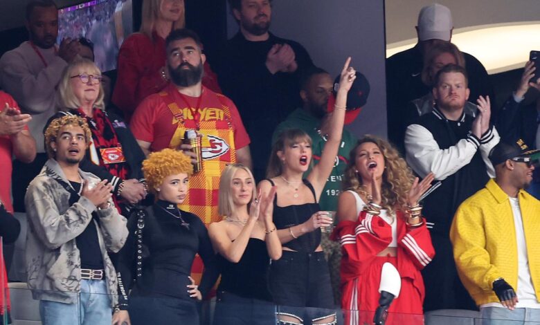 Super bowl taylor swift arrives vegas chiefs