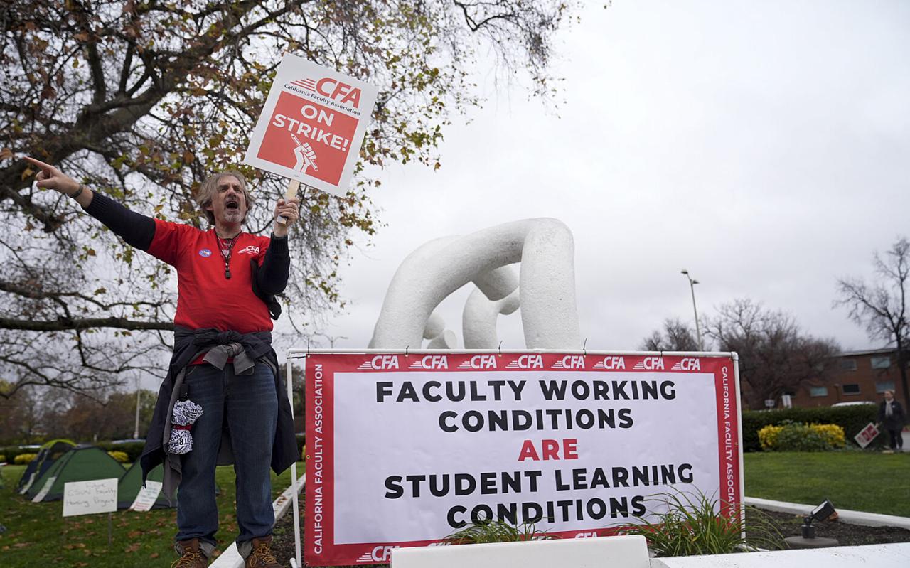 Csu california faculty strike