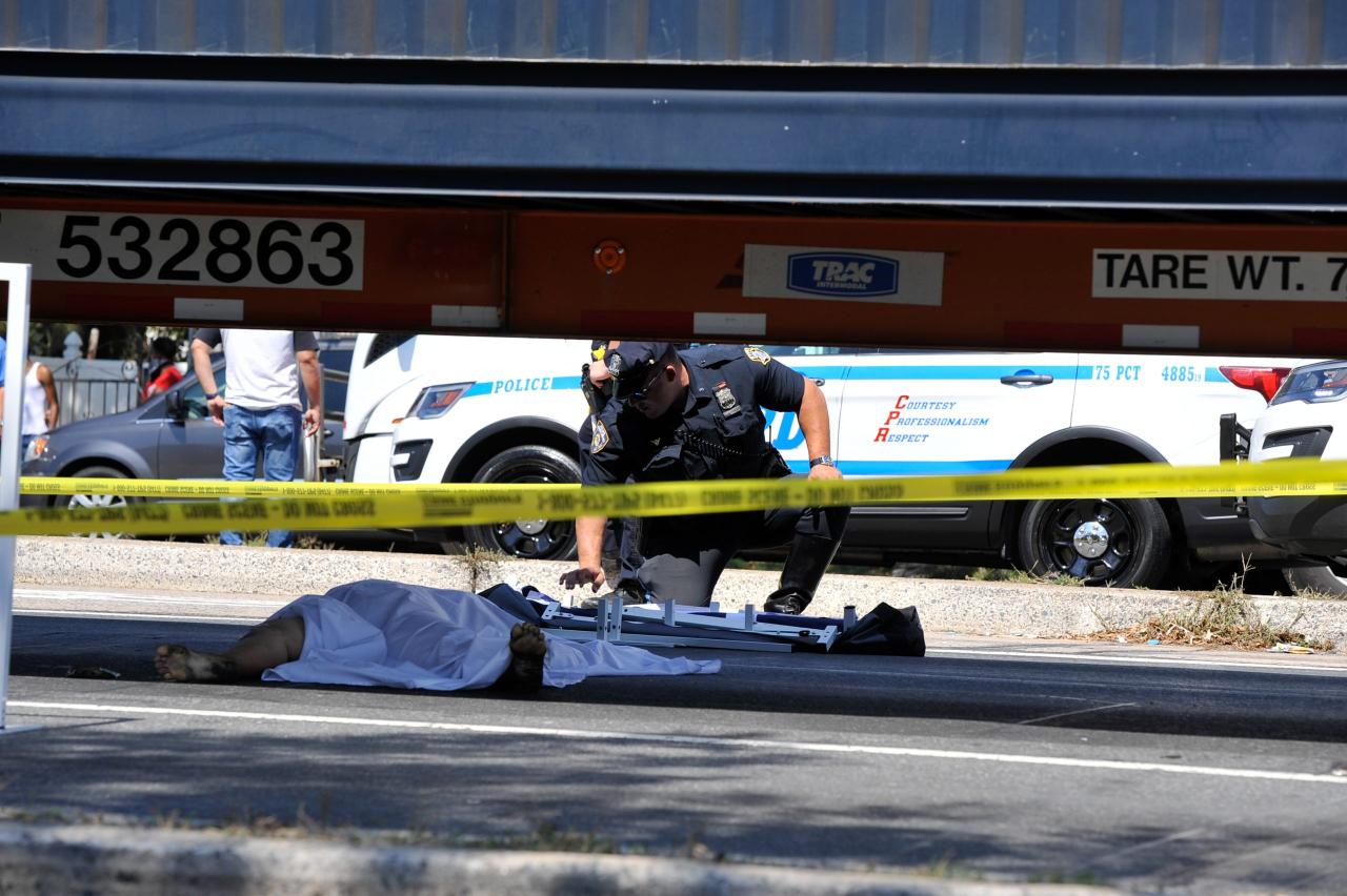 Brooklyn woman brick killed