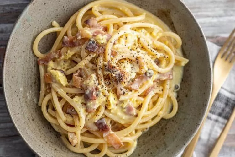 Spot on spaghetti carbonara