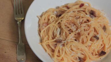 Carbonara spaghetti