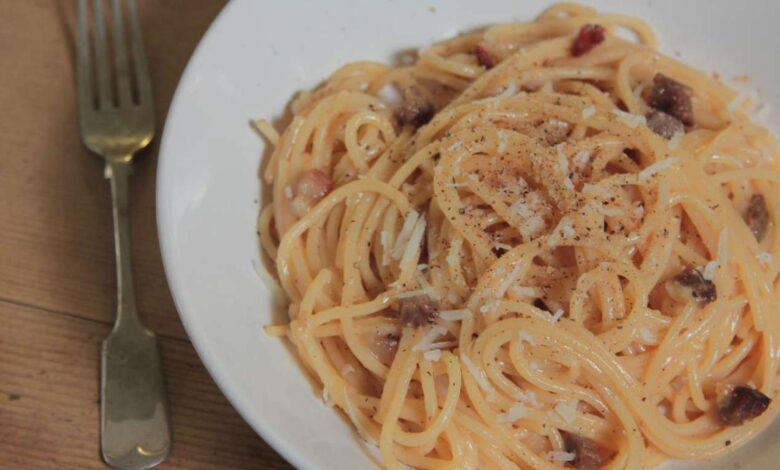 Carbonara spaghetti