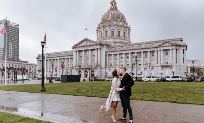 Valentines day city hall weddings