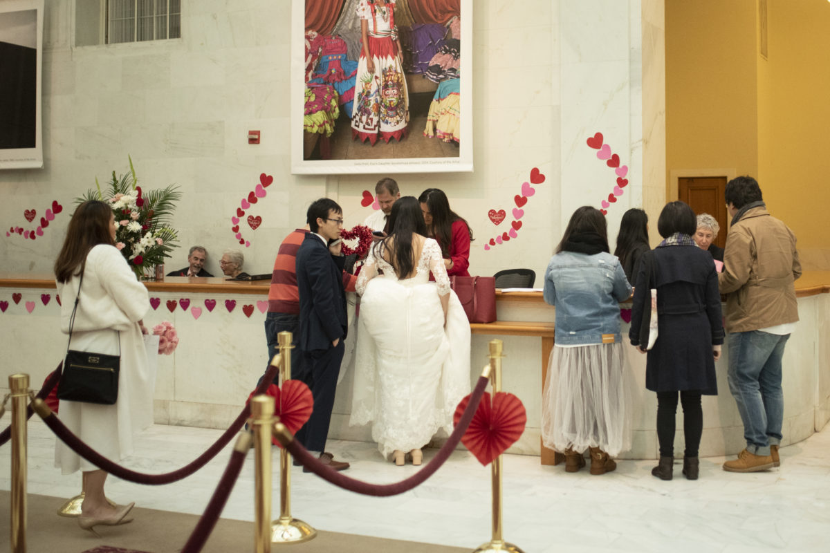 Wedding day ideas valentine romantic valentines décor weddbook Valentines day city hall weddings