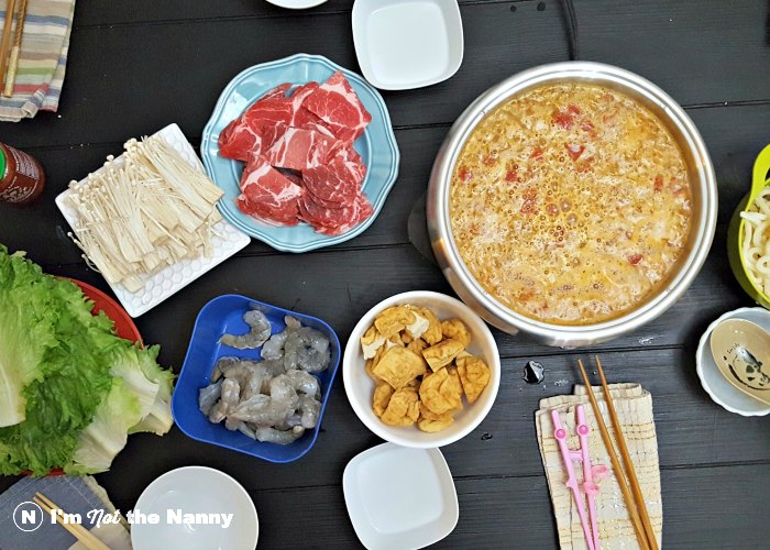 Lunar new year hot pot