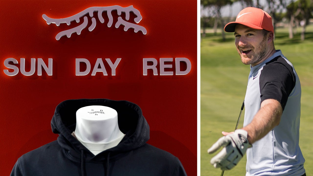 Tiger woods sun day red