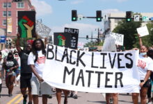 Columbia campus protests streets police