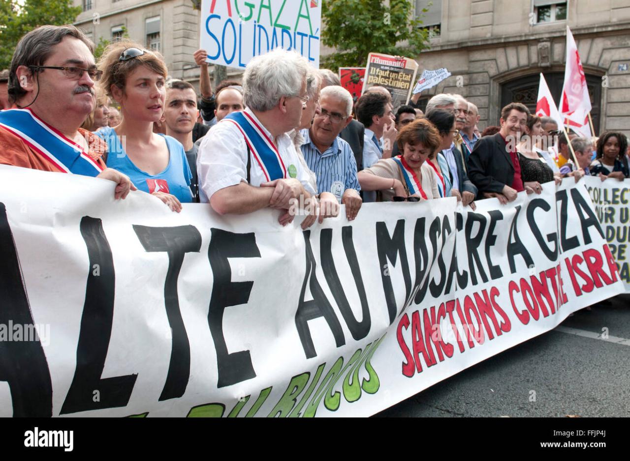 Protest letter israel gaza