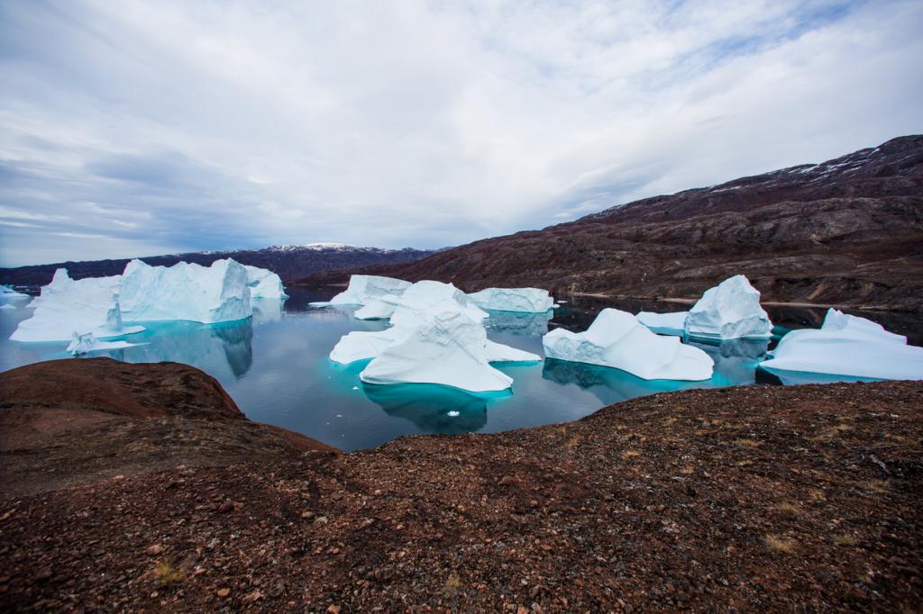 Greenland ice sheet melting