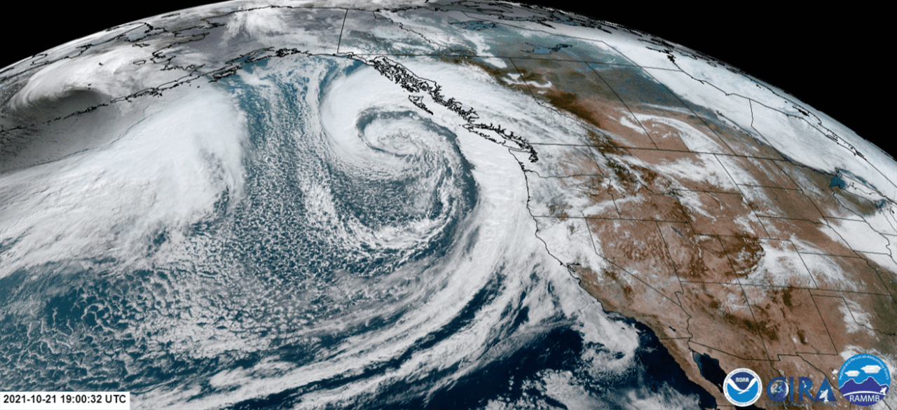 Atmospheric rivers forecast rain