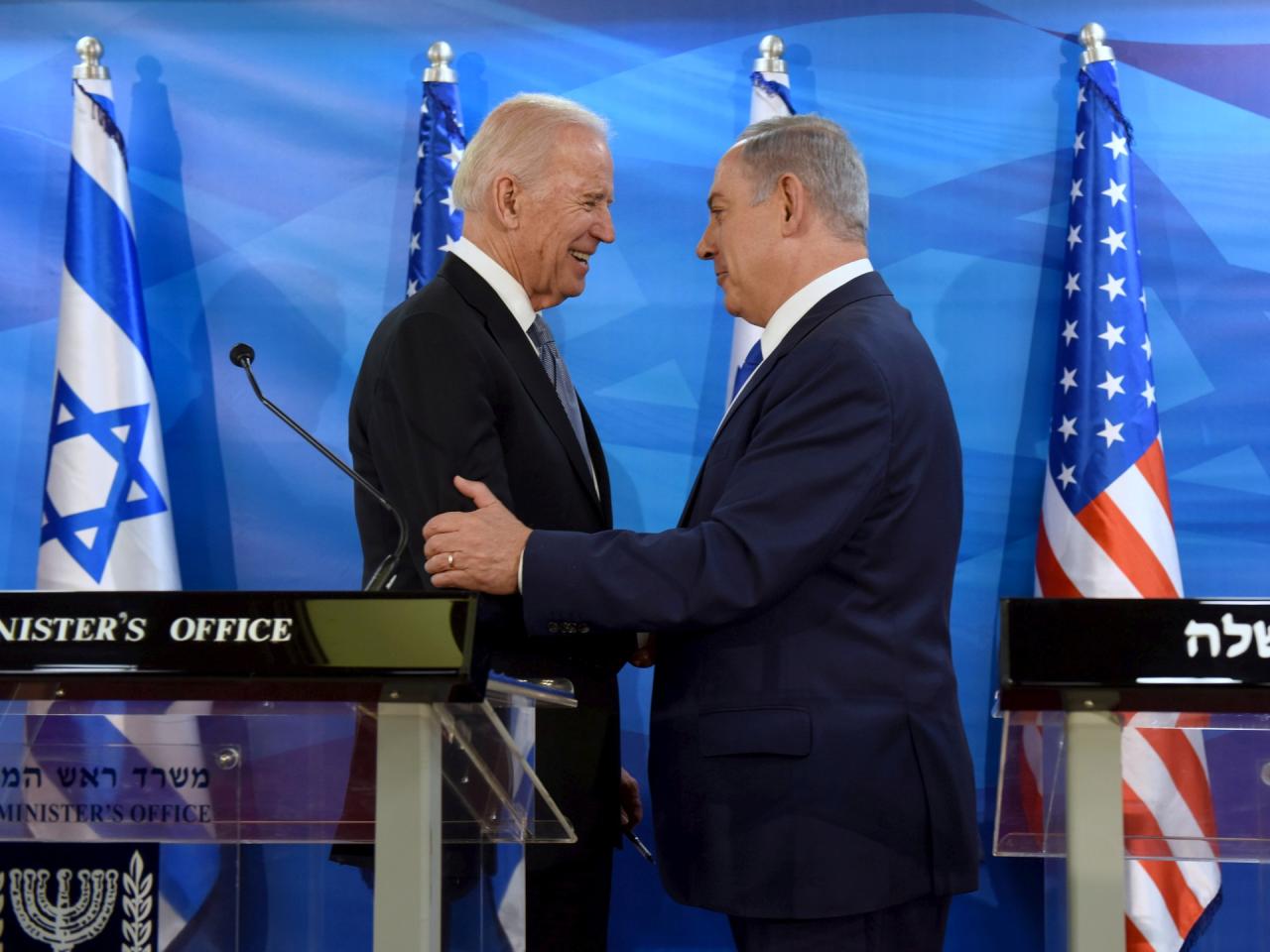 Netanyahu biden israel palestinian state