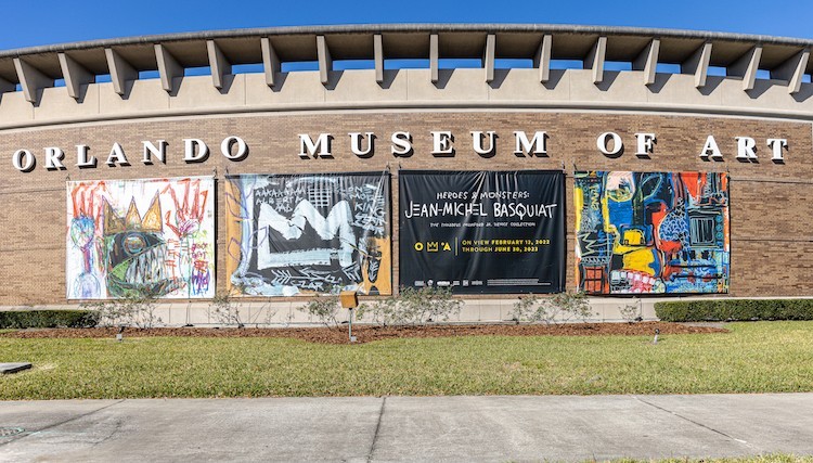 Orlando museum of art finances basquiat