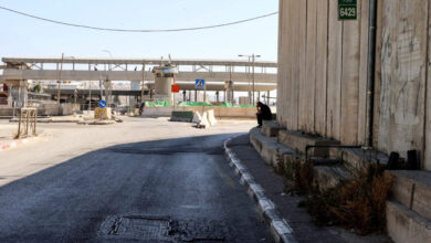 West bank palestinians settlers