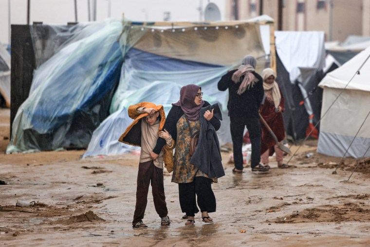 Gaza displaced tent camps rafah