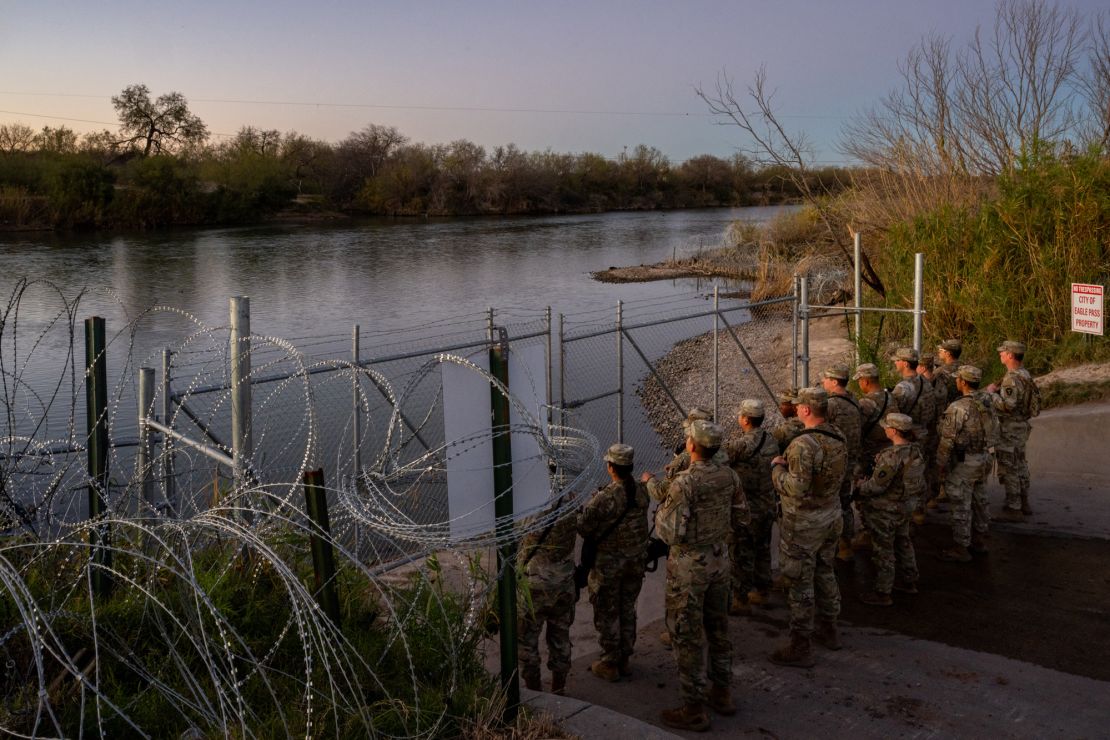 Texas border camp national guard