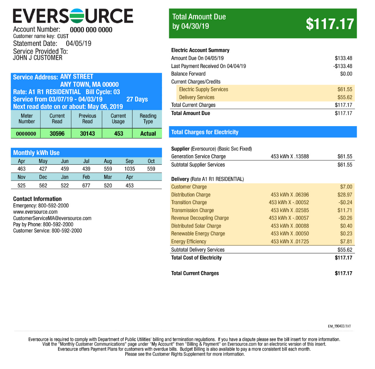 Utility bills clean energy