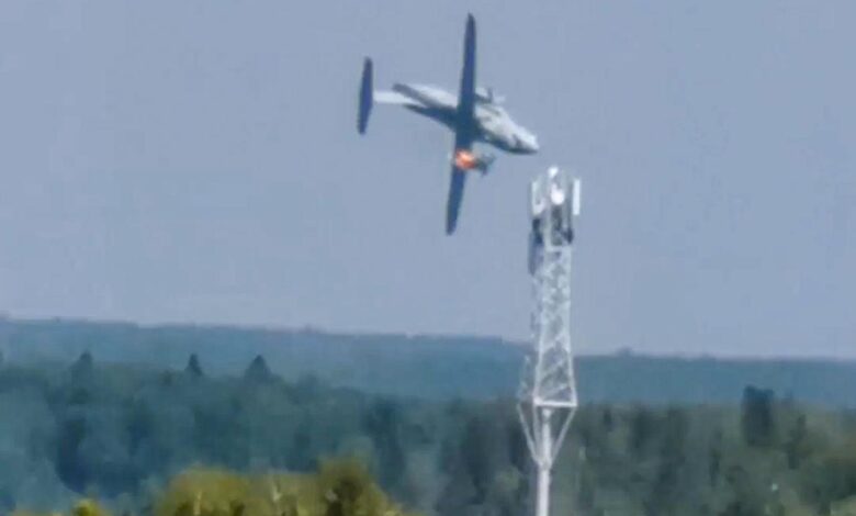 Russia military plane crash ukraine