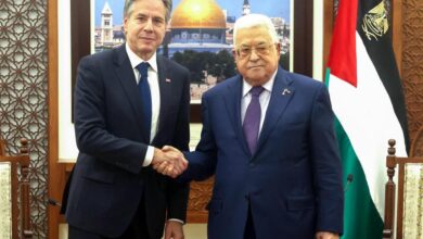 Blinken visit palestinian gaza abbas