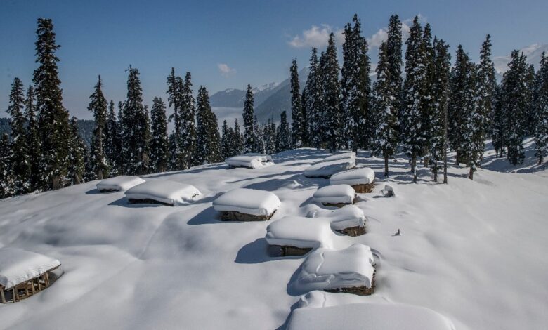 No snow gulmarg india