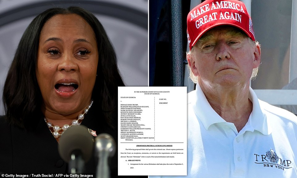 Trump gets a trial date and fani willis fights back