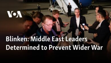 Us mideast strikes blinken