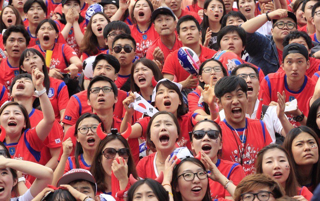 Women sports fans south korea