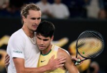 Australian open alcaraz zverev result