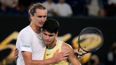 Australian open alcaraz zverev result