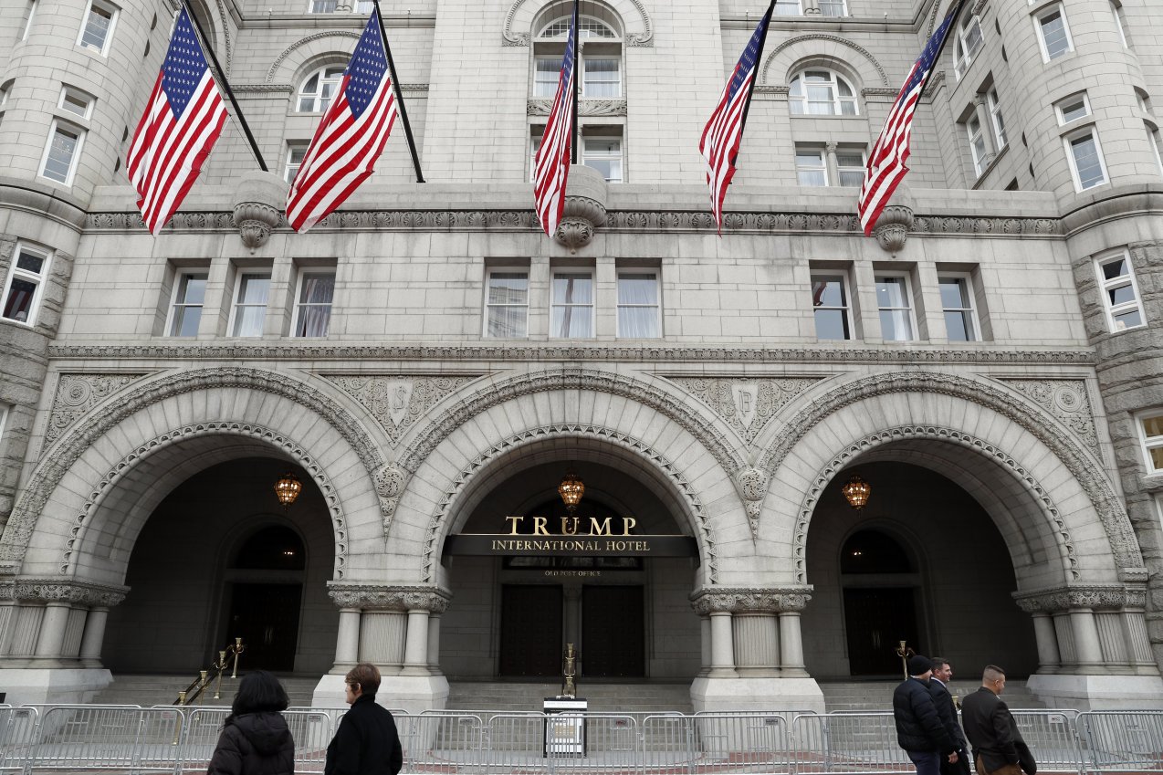 Trump hotels foreign business report