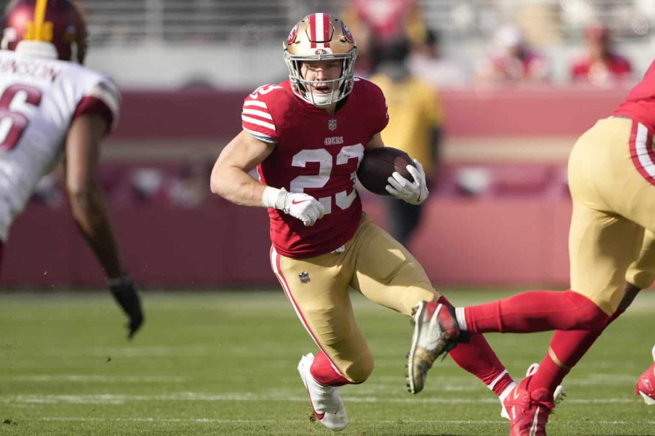 Christian mccaffrey 49ers super bowl chiefs