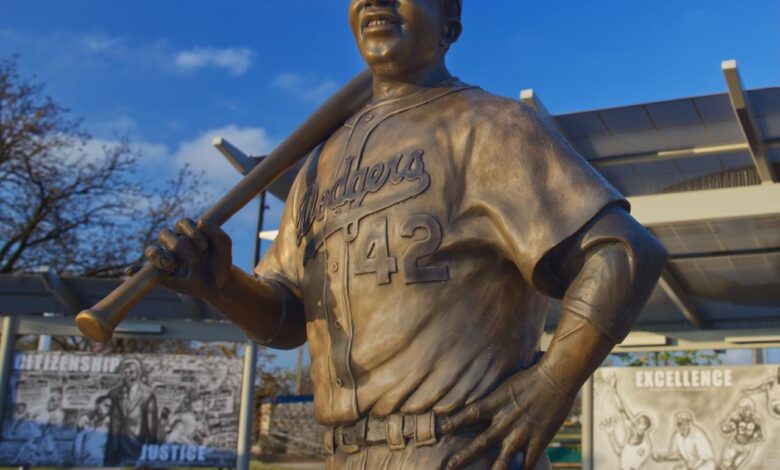 Kansas jackie robinson statue