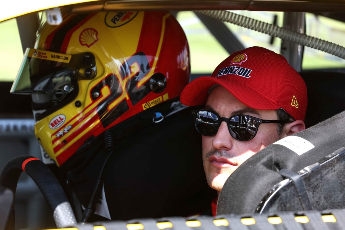 Nascar clash at the coliseum ty gibbs joey logano